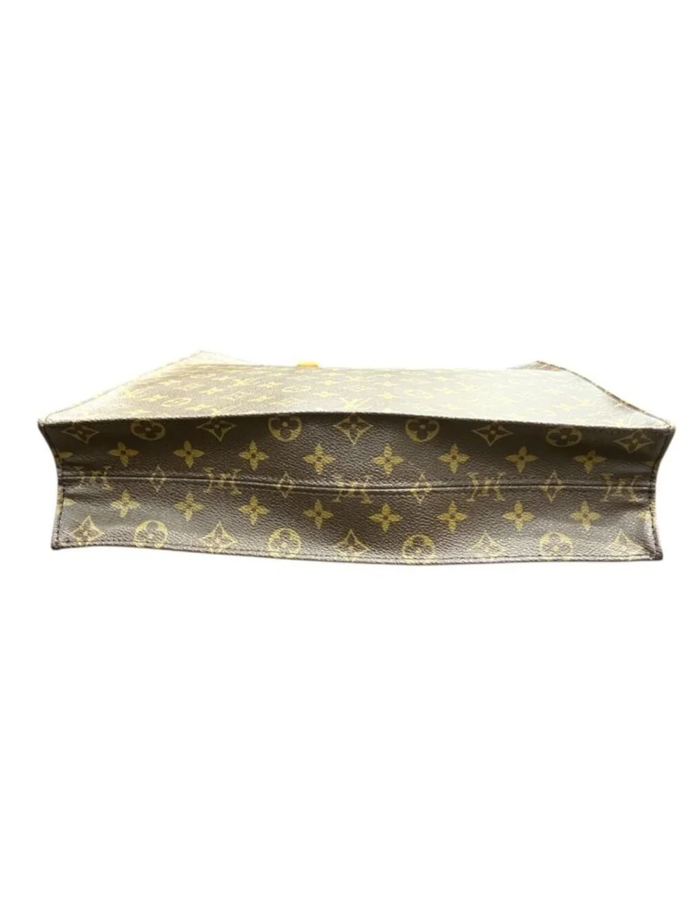 Louis Vuitton Monogram Sac Plat Tote Bag Canvas